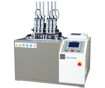 เครื่องวัดความต้านทานความร้อนของวัสดุพลาสติก Ueshima hdt-vspt tester tm-4100 series